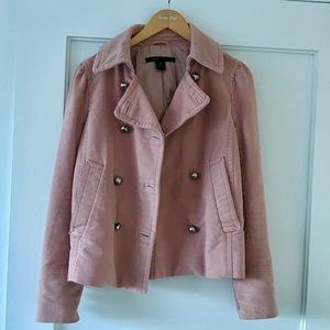 Marc Jacobs Velvet Peacoat Jacket